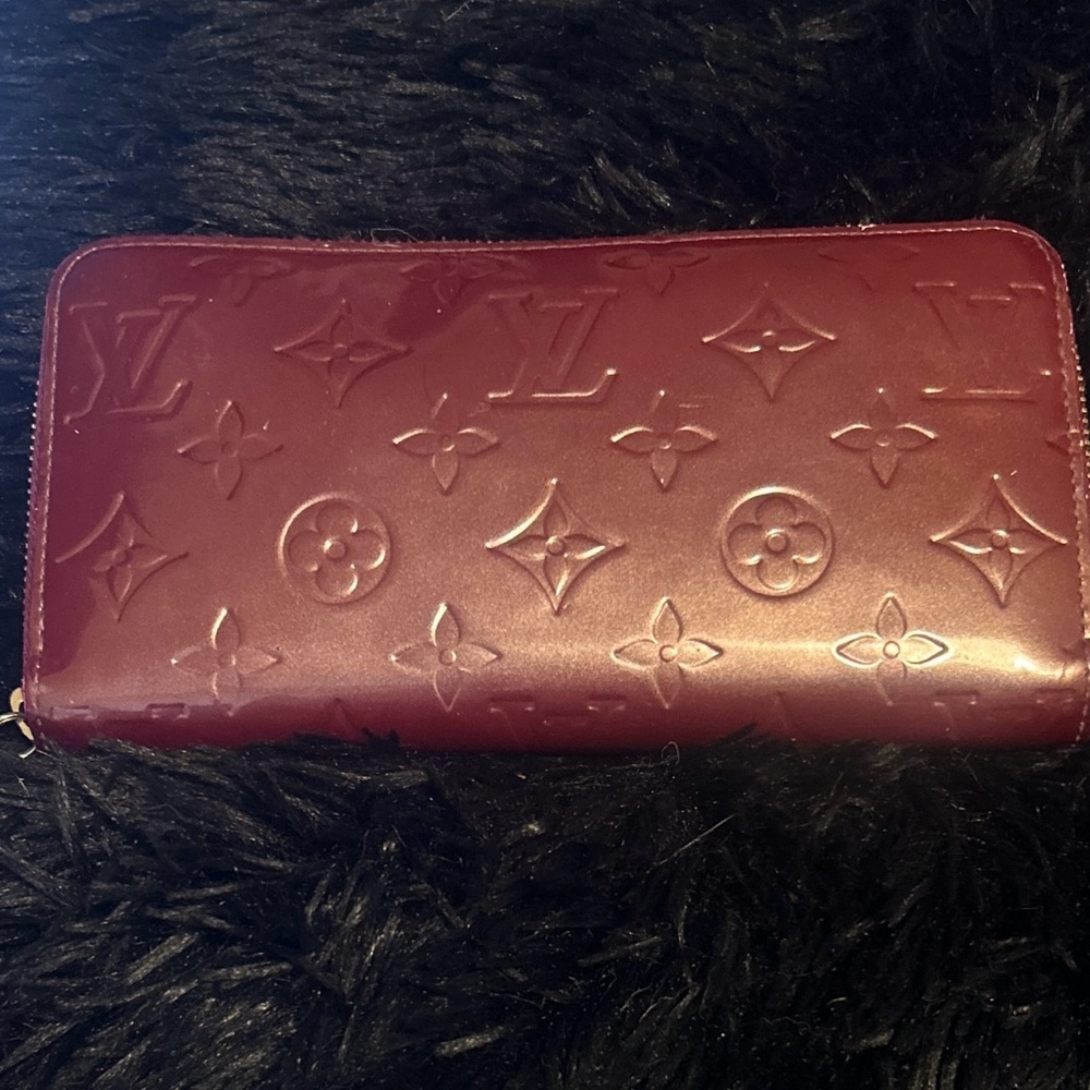 Louis Vuitton Monogram Vernis Zippy Long Wallet